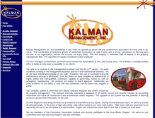 Tablet Screenshot of kalmanmanagement.com